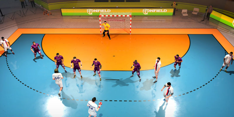 A influência do handebol na cultura e no esporte - zonas de la cancha de handball