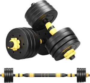 Kit Halteres 3 Em 1 Dumbell